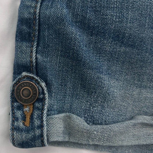 Eunina Ruby High Rise Stacked Waist Denim Shorts Size Small - Picture 8 of 8